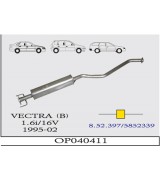 VECTRA  O.B. 1.6 16V 1999> ...G/A