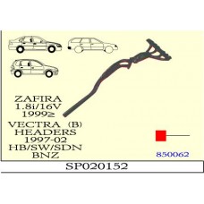 VECTRA (B) /ZAFIRA HEADERS   99-02  