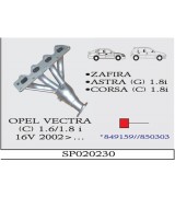 VECTRA C HEADERS 1.6/1.8 i 16V 2002>...